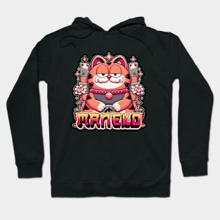 Maneki Cat Hoodie